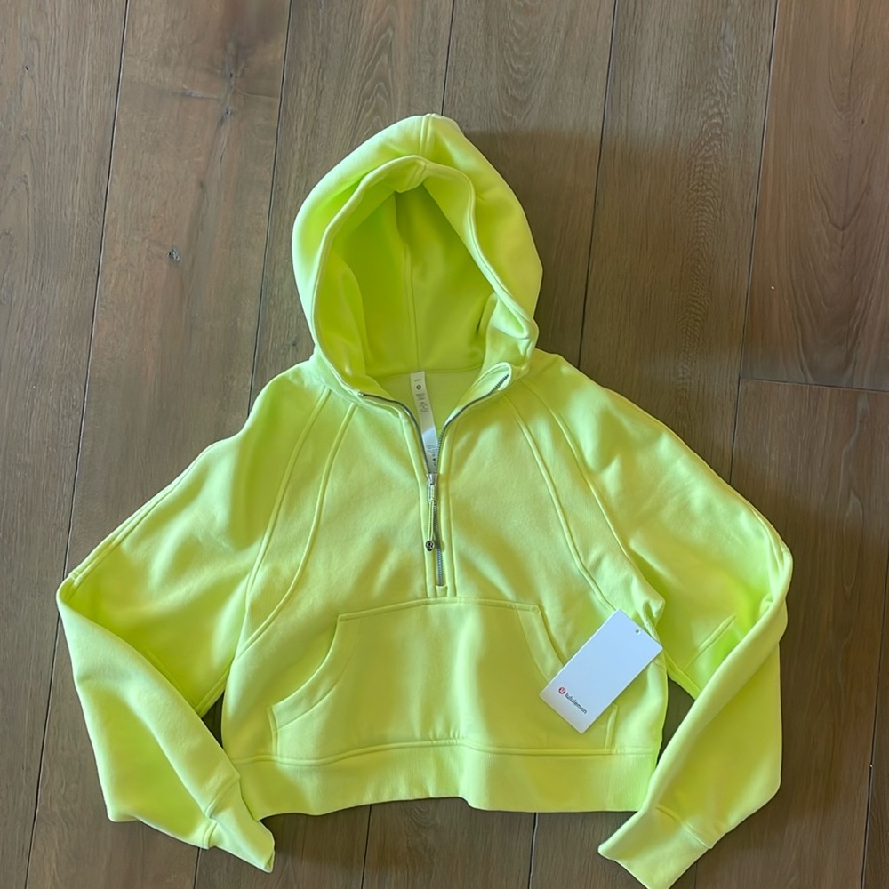 NWT Lululemon Scuba Oversized Half-Zip Hoodie- size XS/S